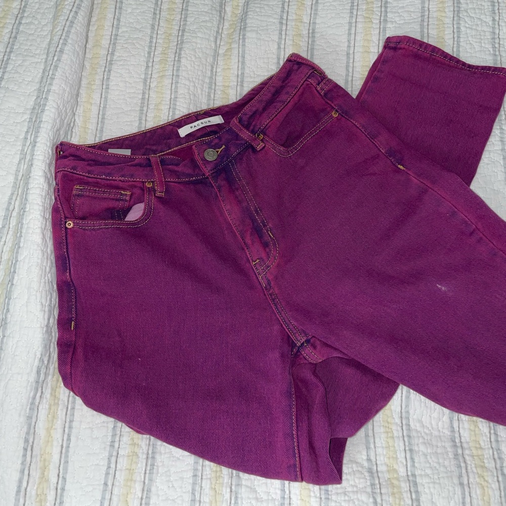 purple pacsun jeans